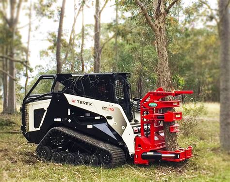 cat skid steer tree cutter|skid steer tree cutting attachment.